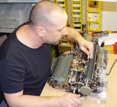 Reparatur IBM Schreibmaschine